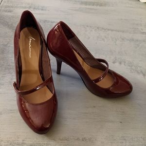 Lane Bryant Red Patent Leather Pumps